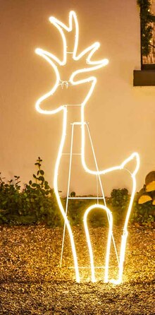 LED-Silhouette Rentier