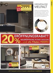 Aktueller BRAUN Möbel-Center Prospekt mit Garderobe, "NEUERÖFFNUNG", Seite 7