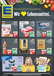 EDEKA Prospekt für Höchberg: "Wir lieben Lebensmittel!", 8 Seiten, 27.07.2026 - 01.08.2026