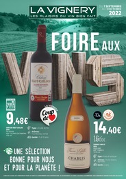 La Vignery Catalogue "Foire aux vins", 16 pages, Épinay-sur-Orge,  07/09/2022 - 02/10/2022