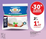 Mozzarella pasteurise di latte di bufala - CASA AZZURRA en promo chez U Express Mozzarella pasteurise di latte di bufala - CASA AZZURRA dans le catalogue U Express