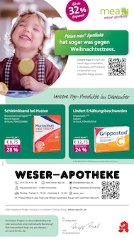 mea - meine apotheke Prospekt der Woche "Unsere Dezember-Angebote" Seite 1, 01.12.2025 bis 31.12.2025 für Emmerthal Aktueller mea - meine apotheke Prospekt "Unsere Dezember-Angebote" Seite 1 von 4 Seiten für Emmerthal