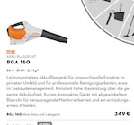 STIHL - Akku-Blasgerät BGA 160 Angebot im Prospekt Akku-Blasgerät BGA 160 bei STIHL im Prospekt "" für 349,00 €