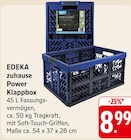 EDEKA Laichingen - zuhause Power Klappbox Angebot im Prospekt zuhause Power Klappbox bei EDEKA im Laichingen Prospekt für 8,99 €