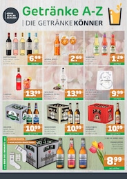 Getränke A-Z Prospekt: "DIE GETRÄNKEKÖNNER", 4 Seiten, 13.04.2026 - 25.04.2026
