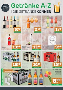 Getränke A-Z Penkun Prospekt der aktuellen Woche, gültig von 13.04.2026 bis 25.04.2026 Aktueller Getränke A-Z Penkun Prospekt "DIE GETRÄNKEKÖNNER" mit 4 Seiten