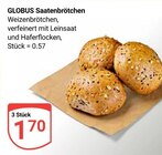 Saatenbrötchen im Angebot bei GLOBUS in Krefeld Saatenbrötchen Angebote von Globus bei GLOBUS Krefeld für 1,70 €
