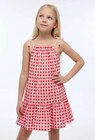 Robe midi à bretelles imprimée en coton - Monoprix Margaret Robe midi à bretelles imprimée en coton à 13,99 € dans le catalogue Monoprix Margaret