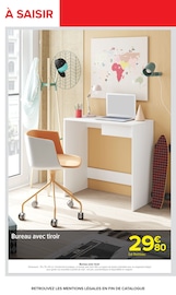 Promos Meuble Bureau dans le catalogue "L'ÉTÉ EN MAILLOT, LA RENTRÉE EN GRANDS CARREAUX." de Carrefour Meuble Bureau en promo dans le catalogue Carrefour à la page 34