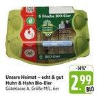 Huhn & Hahn Bio-Eier bei EDEKA im Rhaunen Prospekt für 2,99 €