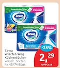 Wisch & Weg Küchentücher von Zewa für 2,29 € bei budni im Angebot Wisch & Weg Küchentücher von Zewa im aktuellen budni Prospekt