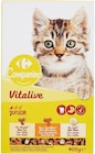Croquettes pour chat Vitalive Junior - CARREFOUR COMPANINO en promo chez Supermarchés Match Croquettes pour chat Vitalive Junior - CARREFOUR COMPANINO dans le catalogue Supermarchés Match