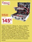 Valise alu 153 outils en promo chez Gedimat Poitiers à 145,00 €