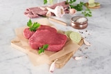VIANDE BOVINE : PAVÉ*** - SANS MARQUE en promo chez Auchan Hypermarché VIANDE BOVINE : PAVÉ*** - SANS MARQUE dans le catalogue Auchan Hypermarché