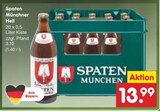 Münchner Hell Angebote von Spaten bei Netto Marken-Discount Straubing für 13,99 €