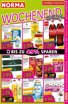 Weichspüler im Norma Prospekt "Mehr fürs Geld" mit 28 Seiten (Köln)