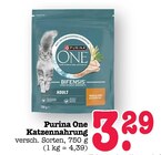 Aktuelles One Katzennahrung Angebot bei E center in Mannheim ab 3,29 €