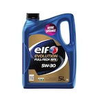 Huile moteur elf offre spéciale evolution full-tech rpx 5w30 5 l - ELF - Norauto à Créteil Huile moteur elf offre spéciale evolution full-tech rpx 5w30 5 l - ELF en promo chez Norauto Créteil à 44,91 €