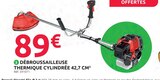 Débroussailleuse thermique cylindrée 42,7 cm³ à Mr.Bricolage dans Lathus-Saint-Rémy Débroussailleuse thermique cylindrée 42,7 cm³ à Mr.Bricolage dans Lathus-Saint-Rémy