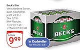 Aktuelle Becks Angebote bei GLOBUS in Saarbrücken Aktuelles Bier Angebot bei GLOBUS in Saarbrücken ab 9,99 €