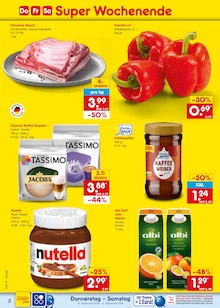 Nutella im aktuellen Netto Marken-Discount Prospekt (Mannheim) Nutella im Netto Marken-Discount Prospekt "Aktuelle Angebote" mit 71 Seiten (Mannheim)