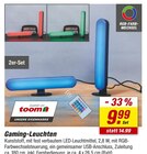 Gaming-Leuchten im toom Baumarkt Prospekt Gaming-Leuchten von toom im aktuellen toom Baumarkt Prospekt für 9,99 €