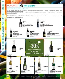 Prix et réduction Champagne dans le prospectus Monoprix en cours Offre Champagne dans le catalogue Monoprix du moment à la page 24