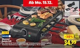 Raclette-Grill im Angebot bei Lidl in Bruchsal Raclette-Grill Angebote von Silvercrest bei Lidl Bruchsal für 34,99 €