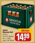 Aktuelle Bier Angebote bei REWE in Lübeck Aktuelles Münchner Hell Angebot bei REWE in Lübeck ab 14,99 €