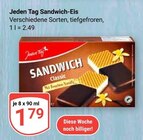 Sandwich-Eis Angebote von Jeden Tag bei GLOBUS Plauen für 1,79 €