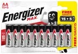 Aktuelle Batterie Angebote bei GLOBUS in Duisburg Aktuelles Alkaline Batterien Max 15 + 5 Angebot bei GLOBUS in Duisburg ab 4,99 €