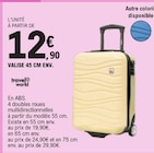 Valise - TRAVEL WORLD en promo chez E.Leclerc Reims à 12,90 €