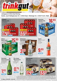 Discounter Prospekt von Trinkgut Willmering Trinkgut Prospekt: "Aktuelle Angebote", 4 Seiten, 10.08.2026 - 15.08.2026