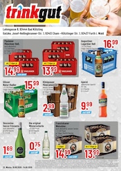 Trinkgut Discounter Prospekt der aktuellen Woche mit 4 Seiten, gültig von 10.08.2026 bis 15.08.2026, in Willmering und Umgebung Aktueller Trinkgut Discounter Prospekt in Willmering und Umgebung, "Aktuelle Angebote" mit 4 Seiten, 10.08.2026 - 15.08.2026
