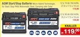 Aktuelles AGM Start/Stop Batterie Angebot bei Zimmermann in Oldenburg ab 119,00 €