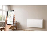Promo Radiateur à inertie sèche blanc 2000W Wifi ANNA montage mural, thermostat ajustable à 129,00 € dans le catalogue Brico Dépôt à Annemasse