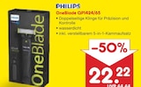 OneBlade QP1424/65 von Philips für 22,22 € bei Netto Marken-Discount im Angebot OneBlade QP1424/65 von Philips im aktuellen Netto Marken-Discount Prospekt