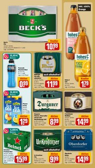Bier im REWE Prospekt "Dein Markt" mit 30 Seiten (Rostock)