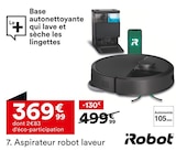 Aspirateur robot laveur - IROBOT en promo chez But Aspirateur robot laveur - IROBOT dans le catalogue But