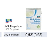 Aktuelles H-Schlagsahne Angebot bei Metro in Mannheim ab 0,98 €