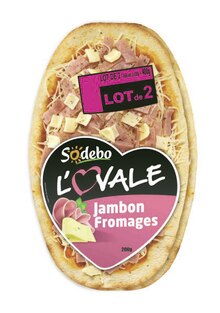 Pizza l’ovale jambon fromage - Géant Casino à Nice Pizza l’ovale jambon fromage en promo chez Géant Casino Nice à 2,25 €