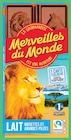 Chocolat au Lait Noisettes et Amandes Pilées - Merveilles du Monde en promo chez Intermarché Hyper Nancy à 0,87 €