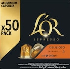 50 capsules de café espresso delizioso - L'OR - Lidl à Herblay 50 capsules de café espresso delizioso - L'OR en promo chez Lidl Herblay à 7,14 €