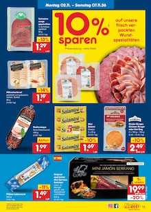 Wurst im Netto Marken-Discount Prospekt "Aktuelle Angebote" mit 70 Seiten (Berlin)