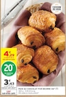 Pain au chocolat pur beurre dans le catalogue Intermarché Hyper