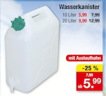 Wasserkanister für 5,99 € bei Zimmermann im Angebot Wasserkanister im aktuellen Zimmermann Prospekt