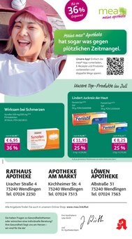 Aktueller mea - meine apotheke Prospekt "Unsere Juli-Angebote" für Esslingen (Neckar) Aktueller mea - meine apotheke Prospekt für Esslingen (Neckar) mit Seiten