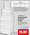 Aufbewahrungsboxen-Set, 8-teilig Angebote von LIVARNO home bei Lidl Rheine für 19,99 €