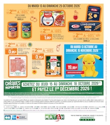Catalogue Supermarchés Match, 13/10/2026 - 25/10/2026, C'EST TOUS LES JOURS LE MARCHÉ, 24 pages Prospectus Supermarchés Match en cours, "C'EST TOUS LES JOURS LE MARCHÉ", 24 pages