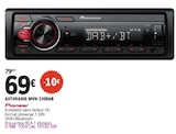 Autoradio MVH-330DAB - Pioneer en promo chez E.Leclerc Metz à 69,00 €